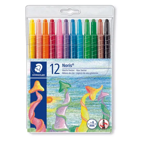 STAEDTLER Wachsmalstifte 12St. – Bild 1