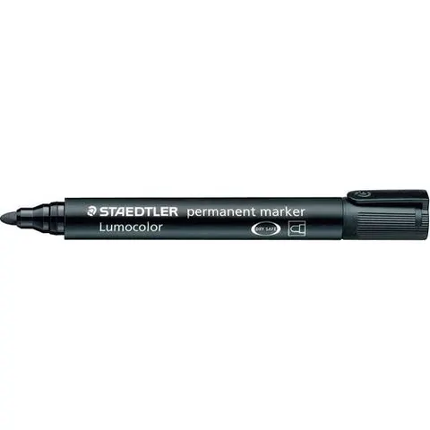 STAEDTLER Lumocolor Permanent-Marker 352, schwarz – Bild 1