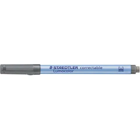 STAEDTLER Lumocolor correctable zwart M punt – afbeelding 1