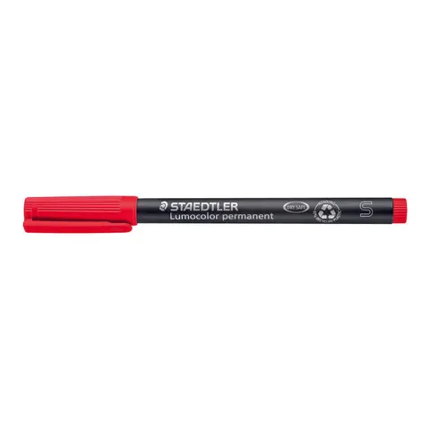 STAEDTLER Lumocolor Permanent-Marker 313S, rot – Bild 1