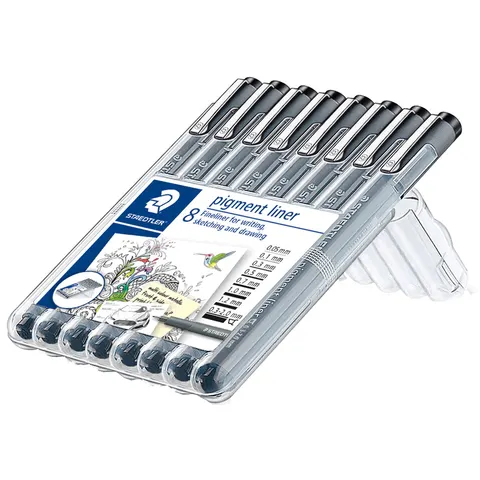 STAEDTLER 308SB8 - Pigment liners, with 8 line widths – image 1