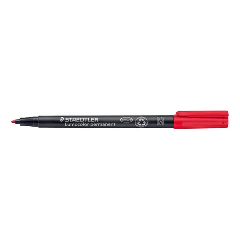 STAEDTLER Lumocolor Permanent-Marker 317M, rot – Bild 1