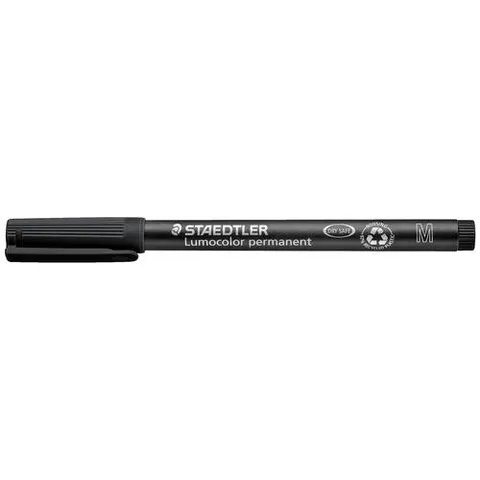 STAEDTLER Lumocolor Permanent-Marker 317M, schwarz – Bild 1