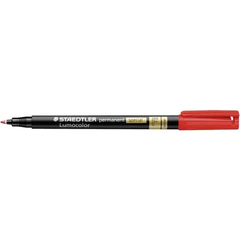STAEDTLER Lumocolor Permanent-Marker special 319F, rot – Bild 1