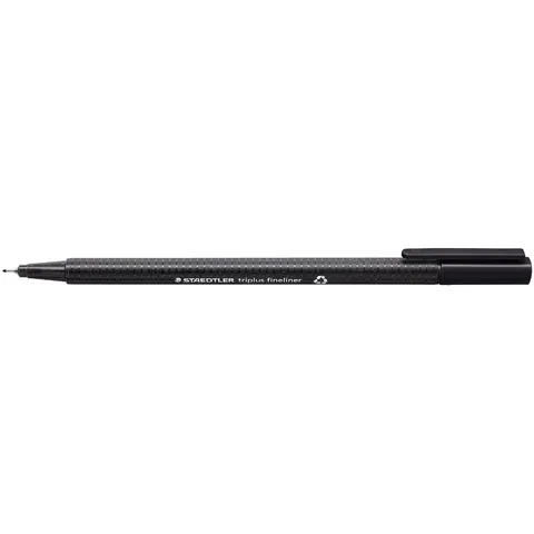 Staedtler Triplus Fineliner Zwart – afbeelding 1
