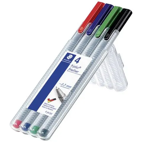 Staedtler 334 SB4 Fineliner 4 St. – Bild 1