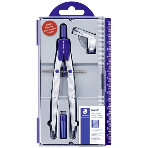 STAEDTLER Schulzirkel Noris Club silber – Bild 1