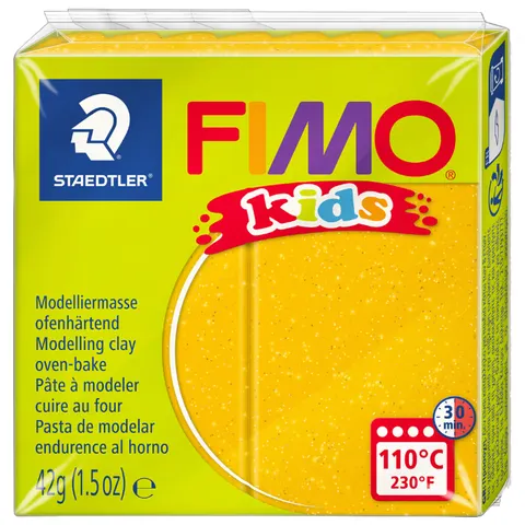 FIMO Mod.masse Fimo kids gold glitter – Bild 1
