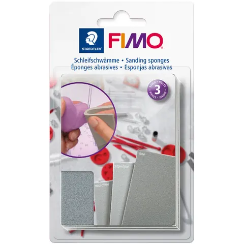 FIMO Schleifschwamm, auf Blisterkarte – Bild 1