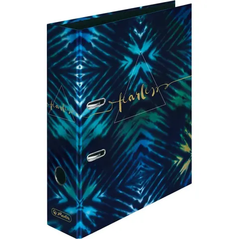 Herlitz Ordner maX.file A4 8cm New Batik Fearless – Bild 1