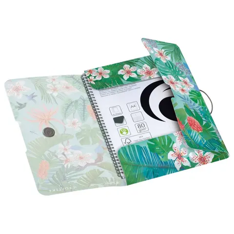 Herlitz Gummizugmappe PP A4 Ladylike Jungle – Bild 1