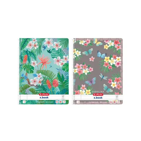 Herlitz Spiralblock A4 80 Bl. l/R Ladylike – Bild 1