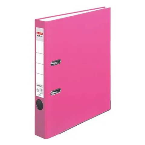 Herlitz Ordner maX.file protect A4 5cm pink – Bild 1