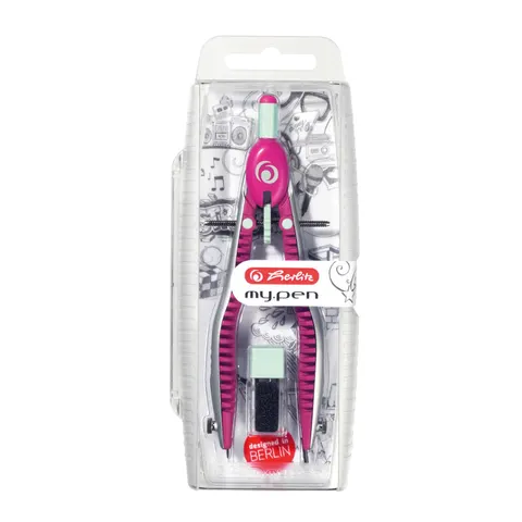 herlitz Zirkel My.Pen pink – Bild 1