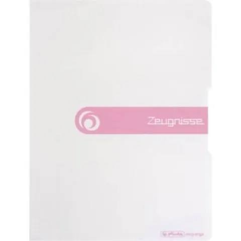 herlitz Zeugnismappe DIN A4 weiß – Bild 1