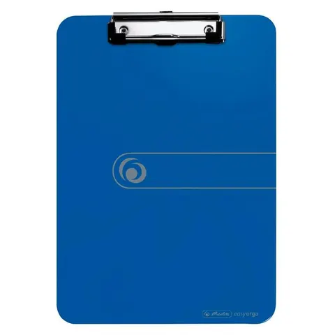 herlitz Klemmbrett easy orga DIN A4 opak blau – Bild 1