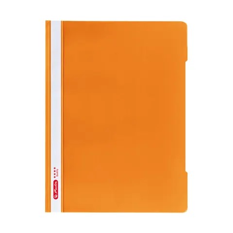 herlitz Schnellhefter Quality DIN A4 Kunststoff orange – Bild 1