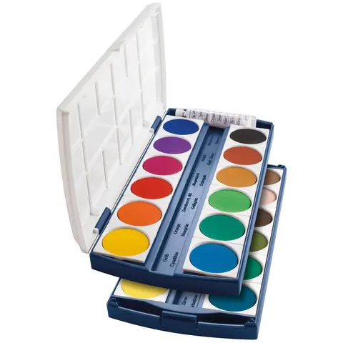 herlitz Wasserfarbkasten 24 Farben – Bild 1