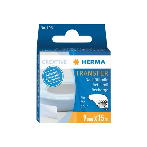 HERMA Transfer Nachfüllrolle ablösbar 15 m – Bild 1