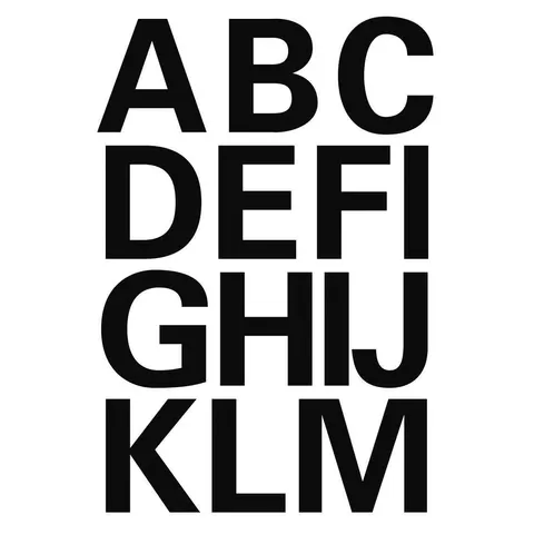 HERMA Klebebuchstaben Buchstaben A-Z – 4167 – Bild 1
