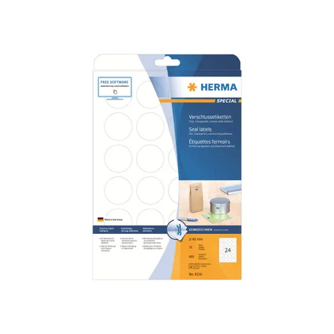 Herma Sluitetiketten, rond 4236 – afbeelding 1