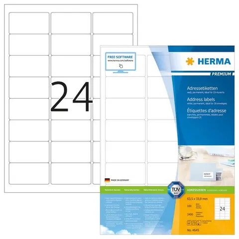 HERMA 4645 adreslabels – afbeelding 1