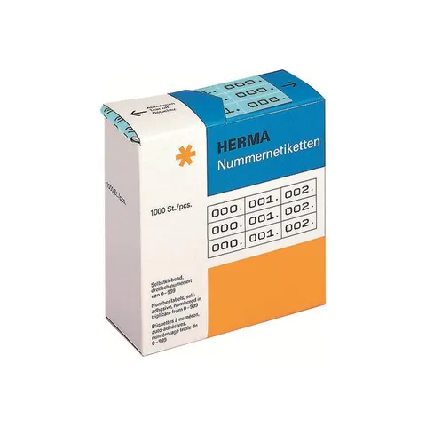 HERMA Klebenummern blau – Bild 1