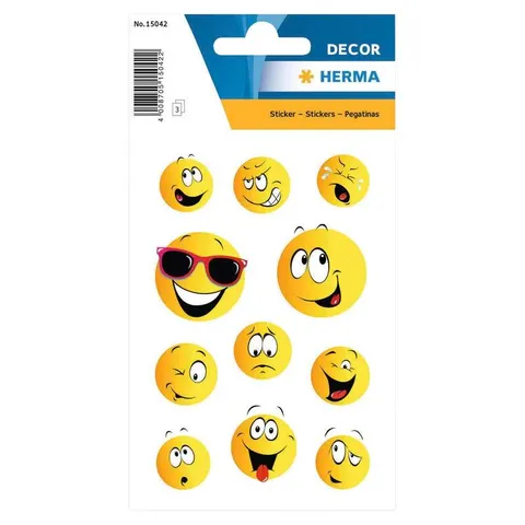 HERMA Aufkleber Smiley – 15042 – Bild 1