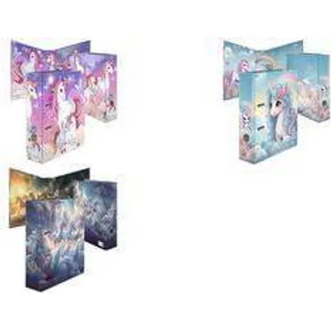 HERMA Ordner A4 Karton Fantasy Unicorns – Bild 1