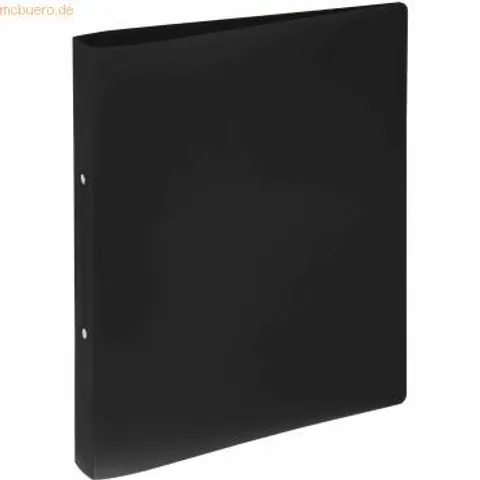 PAGNA Ringbuch A4 25mm PP 2-Ring-Mechanik schwarz – Bild 1