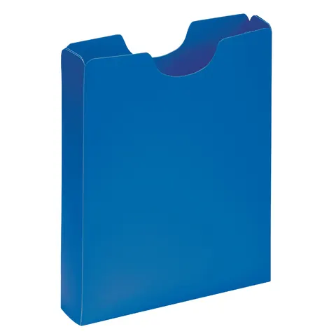 PAGNA Heftbox DIN A4, Hochformat, aus PP, blau – Bild 1