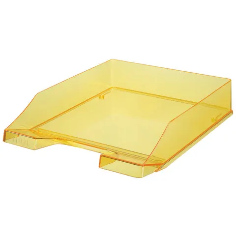 HAN Briefablage DIN C4 gelb-transparent – Bild 1