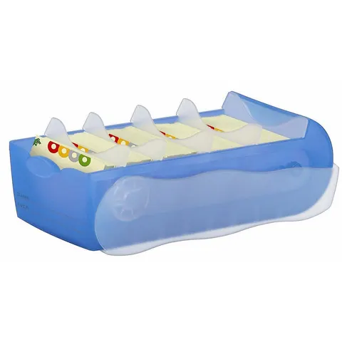 HAN Lernkartei CROCO, A7 quer, blau-transluzent – Bild 1