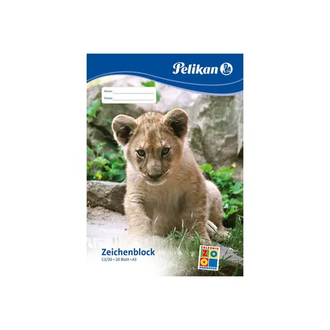 Pelikan Zeichenblock DIN A3 20 Blatt – Bild 1