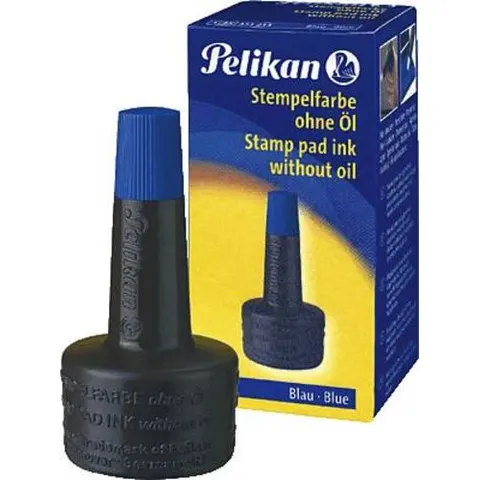 Pelikan Stempelfarbe 28,0 ml blau – Bild 1