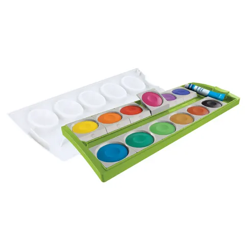 Pelikan Deckfarbkasten K12, blau, 12 Farben – Bild 1
