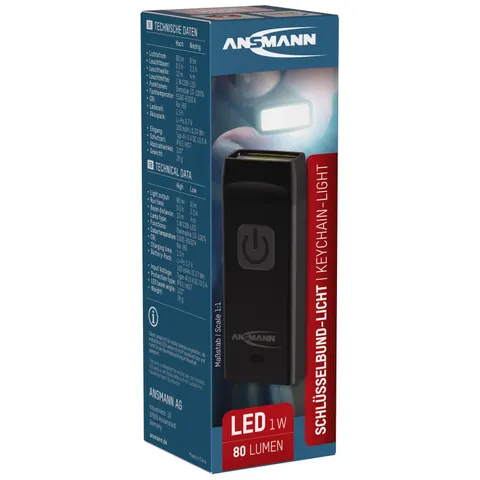 ANSMANN Taschenlampe schwarz – 16000505 – Bild 1