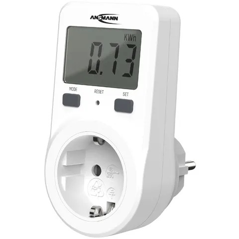 ANSMANN Energiekostenmeter APM1, wit – afbeelding 1