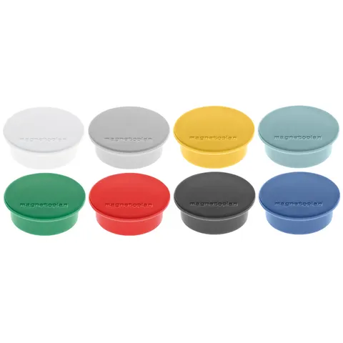 magnetoplan Discofix Rundmagnet , color, , grau – Bild 1