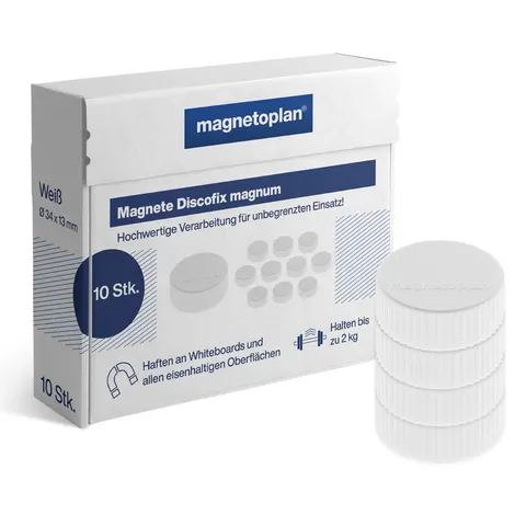 magnetoplan Discofix Rundmagnet , magnum, , farbig sortiert – Bild 1