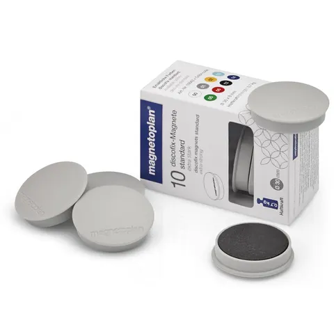 magnetoplan Discofix Rundmagnet , standard, , gelb – Bild 1