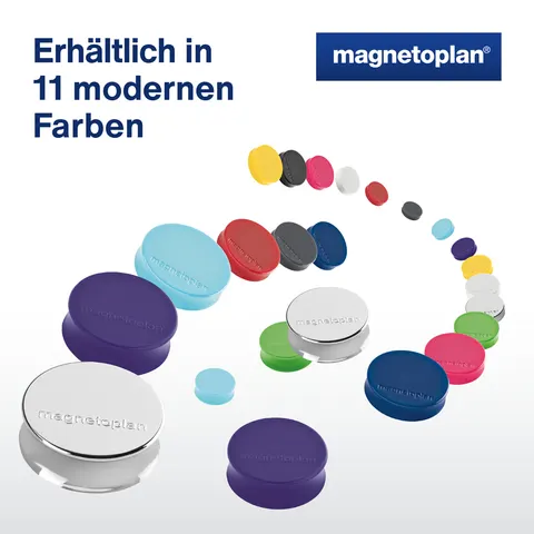 magnetoplan Ergo-Magnete , Large, , weiss – Bild 1