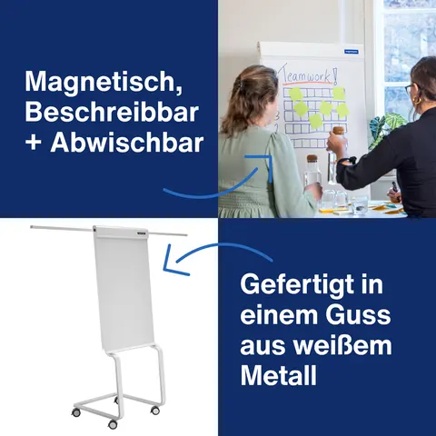 magnetoplan Design-Flipchart , evolution plus, , weiß – Bild 1