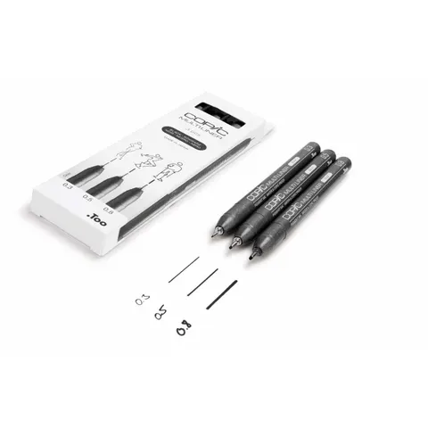 COPIC® Multiliner Fineliner Schwarz – 22075630 – Bild 1