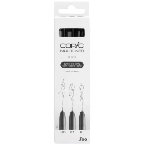 COPIC® Multiliner Fineliner Schwarz – 22075631 – Bild 1