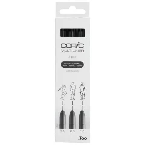 COPIC® Multiliner Fineliner Schwarz – 22075632 – Bild 1