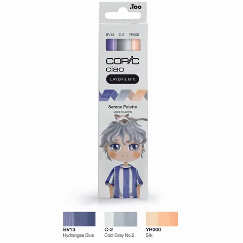 COPIC Marker ciao, 3er Set , Serene Palette – Bild 1