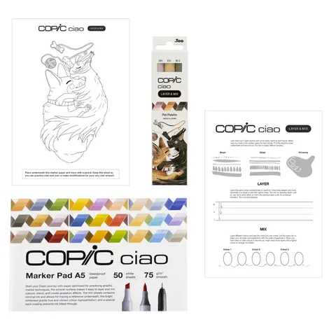 COPIC Marker ciao , LAYER & MIX Starter Set, , Pets – Bild 1