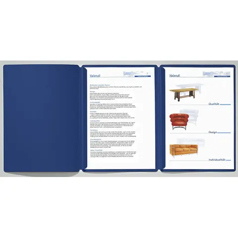 PAGNA presentatie- / offertemap 'Sprint', blauw – afbeelding 1
