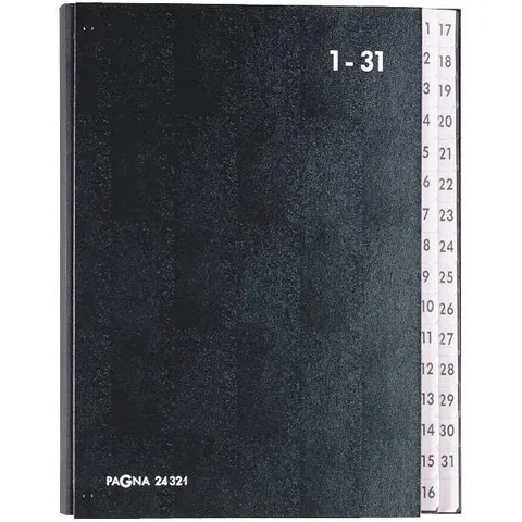PAGNA Pultordner Classic 1-31 - schwarz – Bild 1